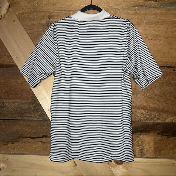Polo Golf Ralph Lauren Shirt White Blue Striped Men’s 36 - Picture 7 of 10